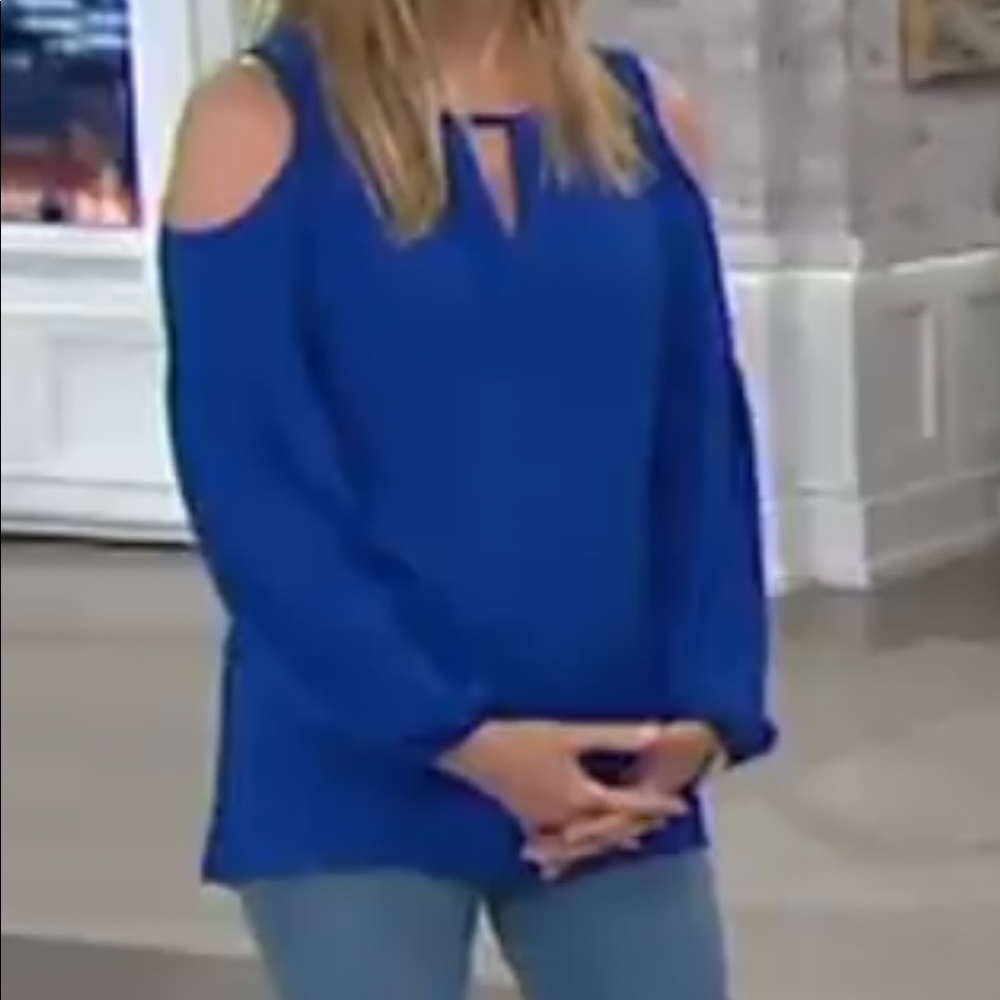 H in H Cold Shoulder Blouse #62
